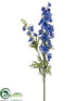 Silk Plants Direct Delphinium Spray - Helio - Pack of 12