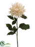 Silk Plants Direct Dahlia Spray - Ivory - Pack of 12