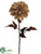 Leopard Print Dahlia Spray - Yellow Brown - Pack of 12