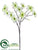 Dogwood Spray - Green Cream - Pack of 24