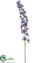 Silk Plants Direct Delphinium Spray - Helio - Pack of 12