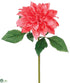 Silk Plants Direct Dahlia Spray - Coral - Pack of 12