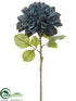 Silk Plants Direct Dahlia Spray - Navy - Pack of 6