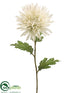 Silk Plants Direct Spider Dahlia Spray - Cream - Pack of 12