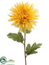 Silk Plants Direct Spider Dahlia Spray - Yellow - Pack of 12