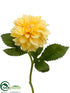 Silk Plants Direct Dahlia Spray - Yellow - Pack of 12