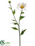 Silk Plants Direct Shasta Daisy Spray - White - Pack of 12