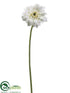 Silk Plants Direct Gerbera Daisy Spray - Cream - Pack of 12