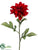 Dahlia Spray - Red - Pack of 12