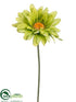 Silk Plants Direct Gerbera Daisy Spray - Green - Pack of 12