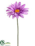 Silk Plants Direct Gerbera Daisy Spray - Lavender - Pack of 12