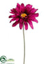 Silk Plants Direct Gerbera Daisy Spray - Violet - Pack of 12