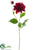 Dahlia Spray - Burgundy - Pack of 12