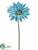 Jumbo Gerbera Daisy Spray - Turquoise - Pack of 6