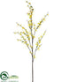 Silk Plants Direct Forsythia Spray - Yellow - Pack of 12