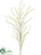 Silk Plants Direct Flower Spray - Yellow - Pack of 6