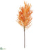 Silk Plants Direct Grass Plume Spray - Orange - Pack of 12