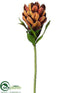 Silk Plants Direct Ginger Spray - Sienna - Pack of 12