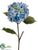 Hydrangea Spray - Blue - Pack of 12