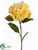 Hydrangea Spray - Yellow - Pack of 12