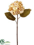 Silk Plants Direct Hydrangea Spray - Beige - Pack of 12