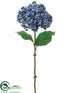 Silk Plants Direct Hydrangea Spray - Blue - Pack of 12