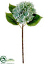 Silk Plants Direct Hydrangea Spray - Blue Gray - Pack of 12