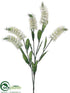 Silk Plants Direct Heather Spray - Cream Green - Pack of 24