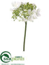 Silk Plants Direct Hydrangea Spray - White - Pack of 12