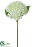 Silk Plants Direct Hydrangea Spray - White - Pack of 12