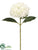 Silk Plants Direct Hydrangea Spray - White - Pack of 12