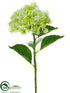 Silk Plants Direct Hydrangea Spray - Cream Green - Pack of 6