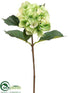 Silk Plants Direct Hydrangea Spray - Green Two Tone - Pack of 12