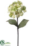 Silk Plants Direct Hydrangea Spray - Green Light - Pack of 12