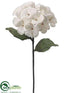 Silk Plants Direct Hydrangea Spray - Ivory - Pack of 12