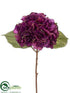 Silk Plants Direct Hydrangea Spray - Purple - Pack of 12