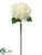 Hydrangea Spray - Cream White - Pack of 12