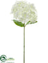 Silk Plants Direct Hydrangea Spray - White - Pack of 12