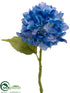 Silk Plants Direct Hydrangea Spray - Blue - Pack of 12