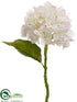 Silk Plants Direct Hydrangea Spray - Cream - Pack of 12