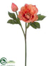 Silk Plants Direct Helleborus Spray - Coral - Pack of 12