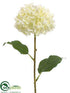 Silk Plants Direct Hydrangea Spray - Cream - Pack of 12