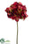 Hydrangea Spray - Burgundy Green - Pack of 12