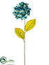 Silk Plants Direct Hydrangea Spray - Blue - Pack of 12