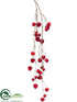 Silk Plants Direct Chinese Lantern Vine - Burgundy - Pack of 6