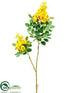 Silk Plants Direct Locust Branch - Yellow - Pack of 12