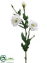 Silk Plants Direct Lisianthus Spray - White - Pack of 12