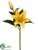 Lily Spray - Yellow - Pack of 12