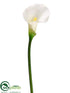 Silk Plants Direct Calla Lily Spray - White - Pack of 12