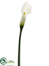 Silk Plants Direct Large Calla Lily Spray - White - Pack of 12